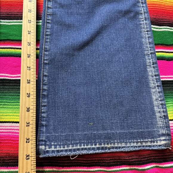 Vintage Guess Jeans Mens 32x32 Blue Medium Wash Cotton The Dean Straight‎ Denim - Picture 7 of 9